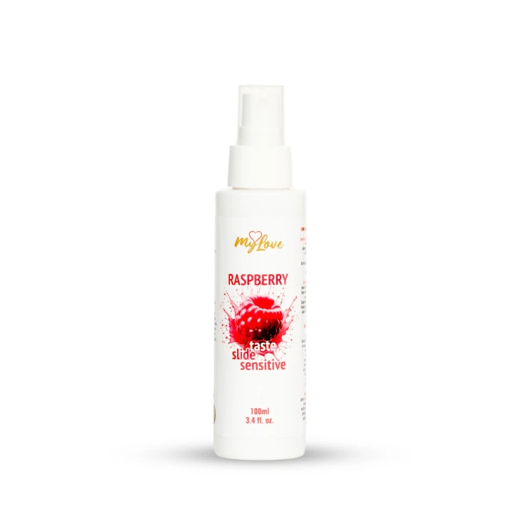 Żel intymny MyLove Taste Slide Sensitive, malina, 100 ml, aksamitna konsystencja
