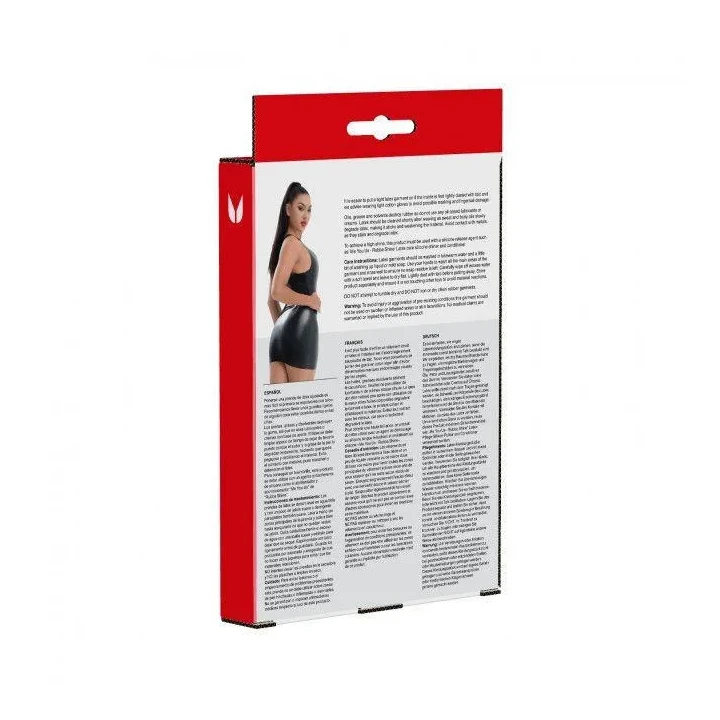 Sukienka lateksowa Me You Us, rozmiar M, bez rękawów, obcisły krój