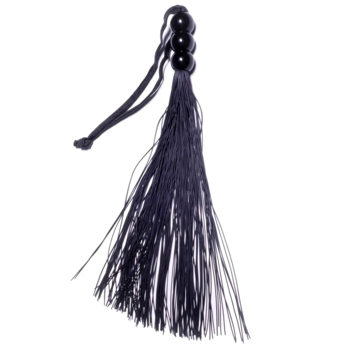 Pejcz silikonowy 26 cm - Fetish B - Czarny, wodoodporny, wytrzymały