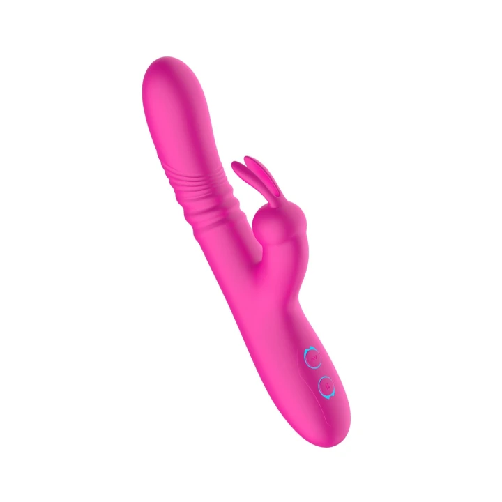 Wibrator króliczek - silikonowy, 10 wzorów wibracji, wodoodporny, USB