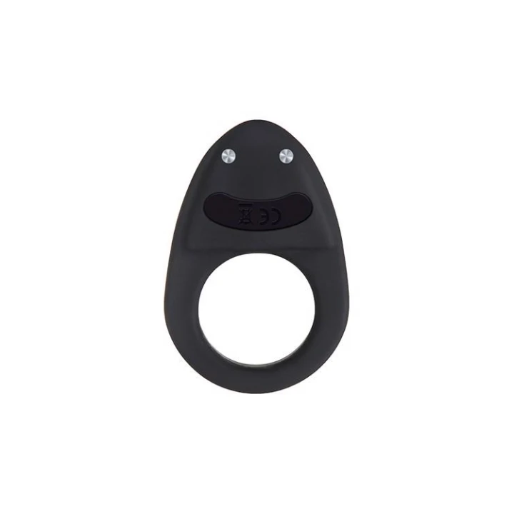 Pierścień erekcyjny - NIGHT RIDER BLACK, silikonowy, wodoodporny, 20 funkcji wibracji