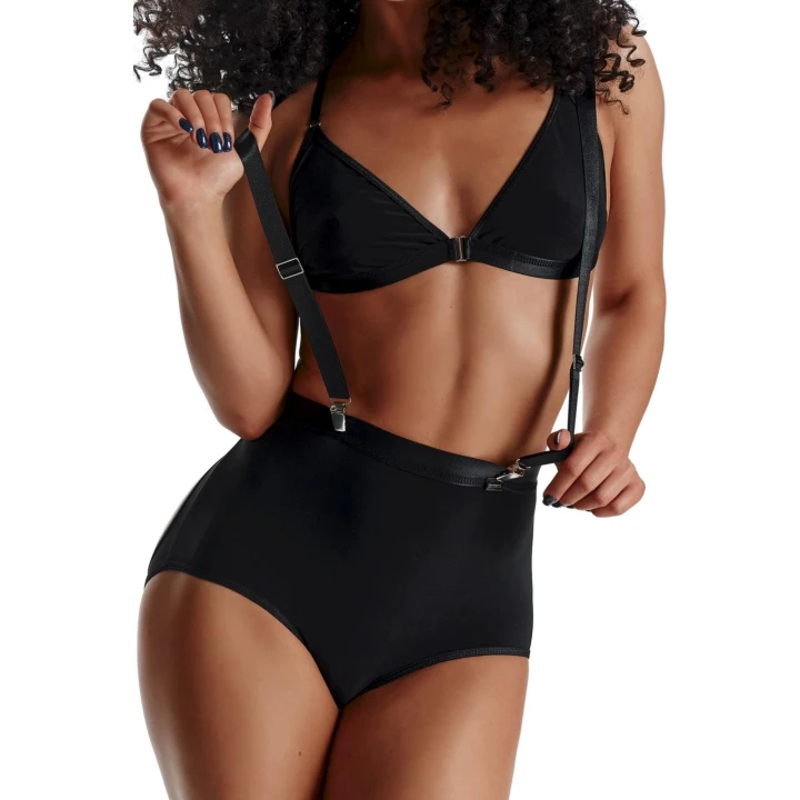 Bielizna erotyczna DEMONIQ Kolekcja Lady X Arcelia XXL, z ozdobnym zapięciem, zmysłowy komplet