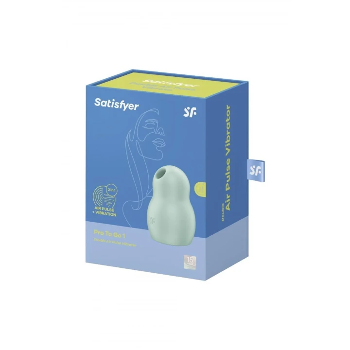 Stymulator łechtaczki Satisfyer Pro To Go 1, wodoszczelny, silikoniowy, z 10 programami wibracji