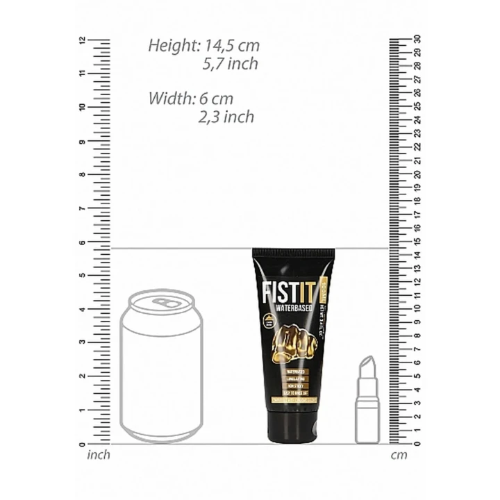 Żel nawilżający - Fist It - Wodny, Dermatologicznie testowany, 100 ml
