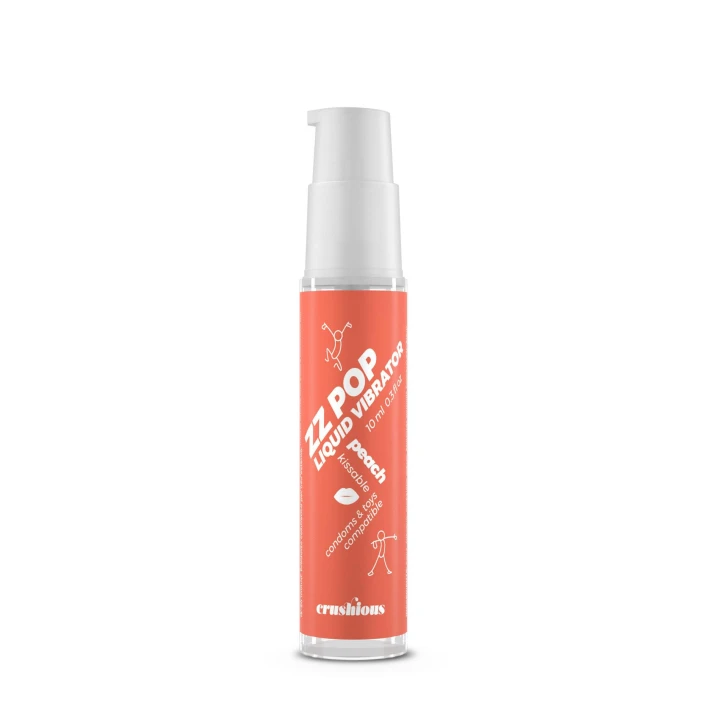 Żel stymulujący ZZ POP - Aromatyczny, 10ml, Efekt wibracji, Brzoskwiniowy zapach