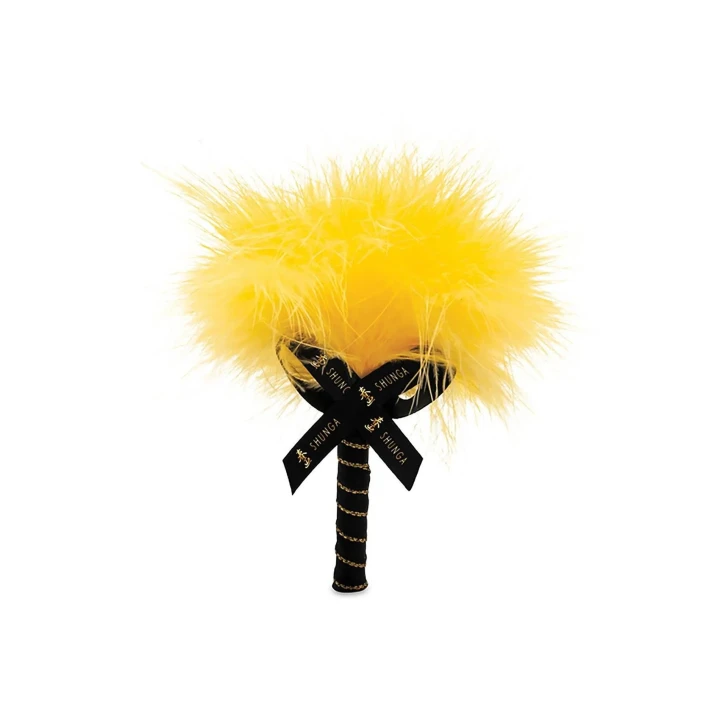 Puder do masażu, Luscious Mango - bez dodatku cukru, właściwości osuszające, zestaw z piórkiem