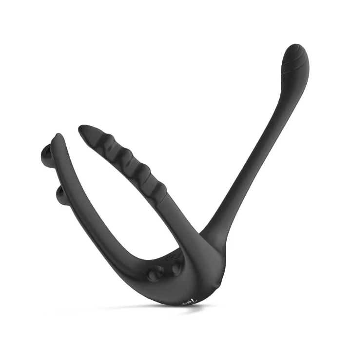 Wibrator prostaty Teazers Triple zdalnie sterowany, regulowany pierścień, 2 silniki