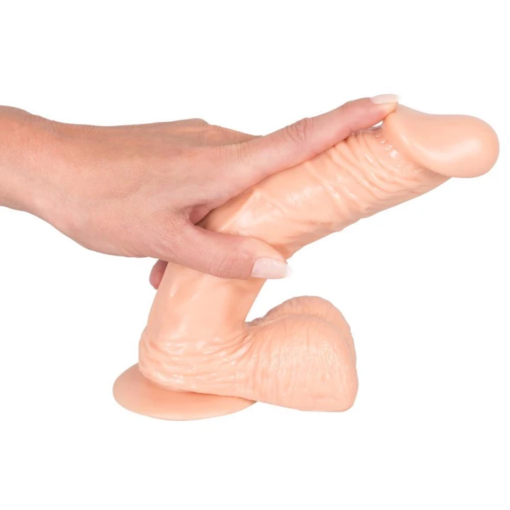 Dildo „European Lover” – TPE, długość 22,5 cm, średnica 4,3 cm, przyssawka