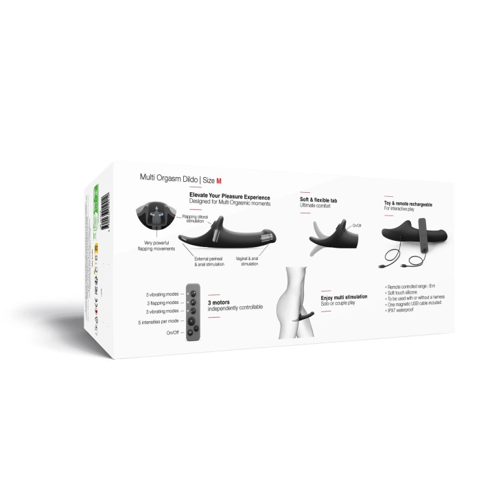 Wibrator potrójny Desirous Multi-Orgasm | 3 silniki, pilot, IPX7