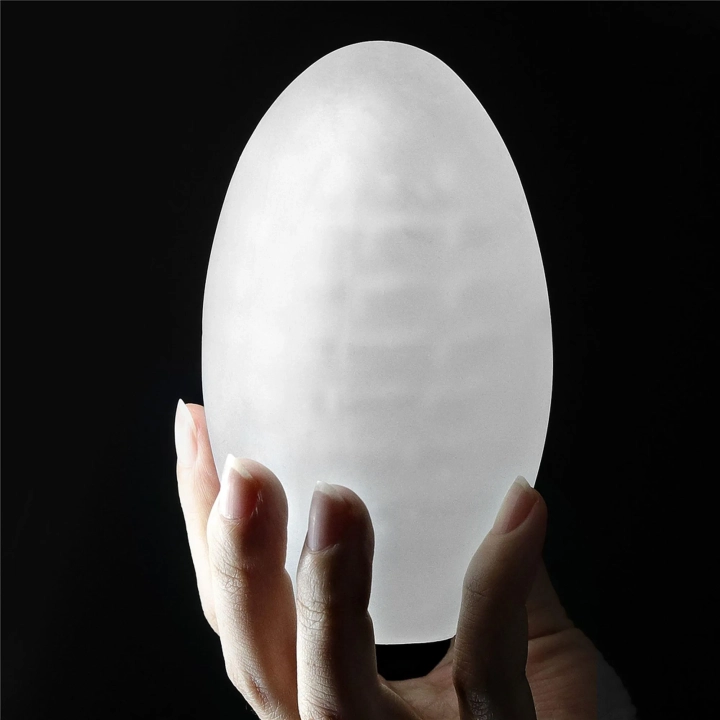 Masturbator męski Giant Egg Ripples - TPE, długość 13 cm, elastyczny rękaw