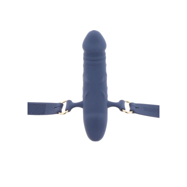 Knebel silikonowy oddychający TABOOM z regulowanym paskiem, 3.5 cm, 60 cm długości