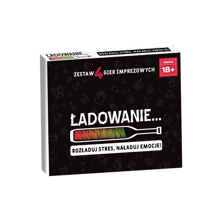 Zestaw gier imprezowych - 4 różnorodne gry do wspólnej zabawy i śmiechu