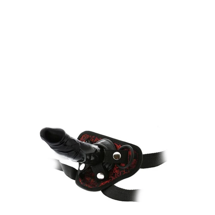 Dildo BLAZE DELUXE, 4 cm średnica, regulowana uprząż, materiał bez ftalanów