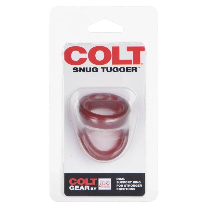 Pierścień na penisa i jądra Colt Snug Tugger, TPR, 6.25 cm, jednoczęściowy