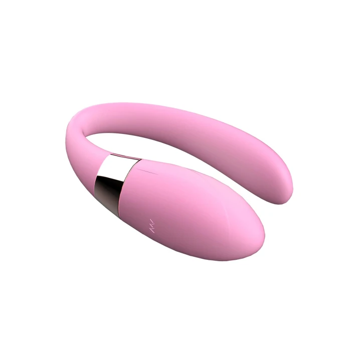 Stymulator łechtaczki V-Vibe Pink, silikon medyczny, 7 funkcji, pilot bezprzewodowy