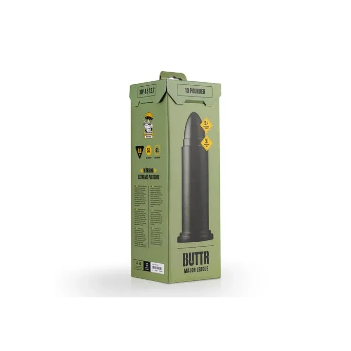 Dildo BUTTR 10 Pounder, 25,6 cm długości, 6,8 cm maks. średnicy, wodoodporny