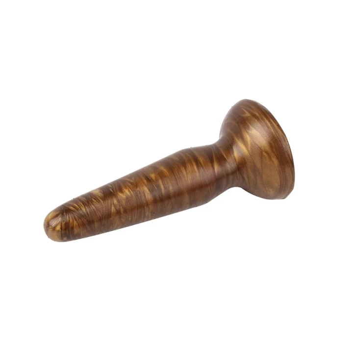 Dildo analne Dark Muscle Gold Collection, PVC, 10,2 cm długości, przyssawka