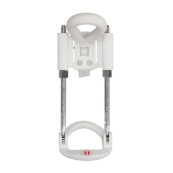 Urządzenie do wydłużania penisa Pumped - Białe, stalowe cylindry, regulowane napięcie