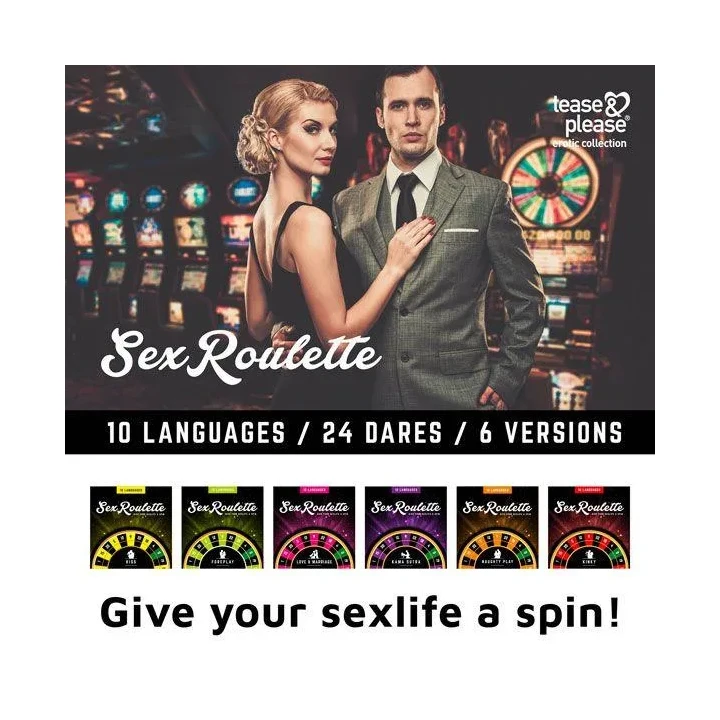 Gra erotyczna – Sex Roulette Tease and Please, 24 wyzwania, 10 języków