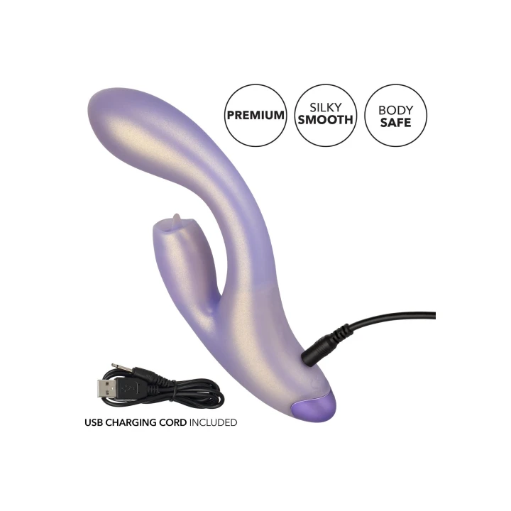 Masażer dwu-stymulujący G-Love™ G-Kiss z 12 wibracjami i 7 funkcjami migotania