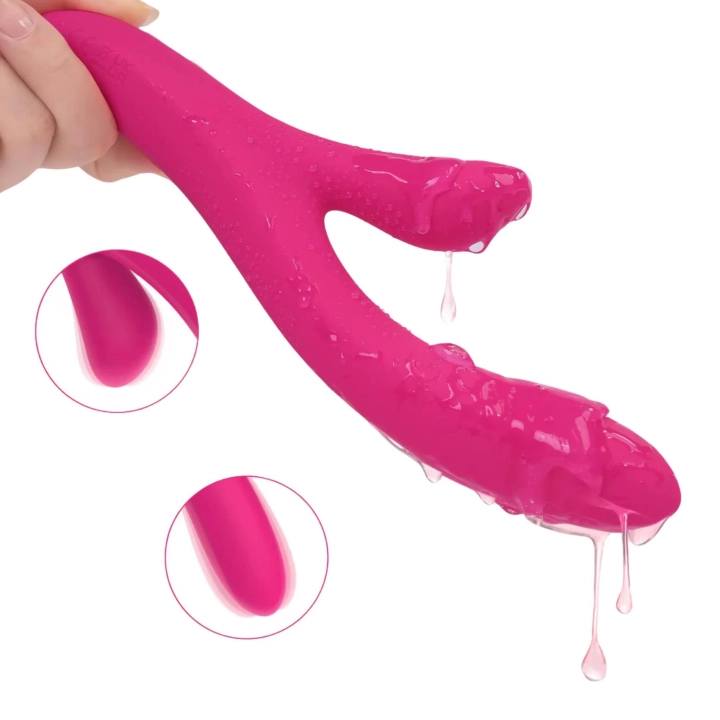 Wibrator rabbit Kinky Pleasure Model Y – podwójny silnik, 10 trybów, wodoodporny IPX6