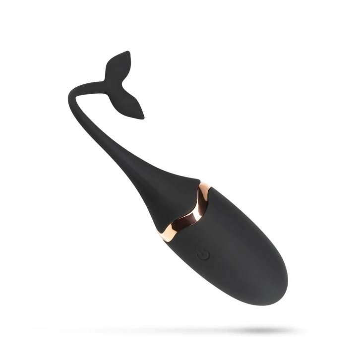 Mini Wibrator - Luxurious, 12 ustawień wibracji, zdalne sterowanie, czarny