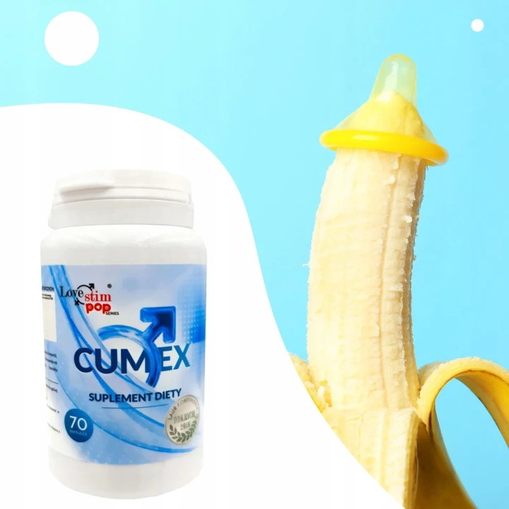Suplement diety LoveStim Cumex - 70 kapsułek, zwiększa wytrysk i poprawia erekcję