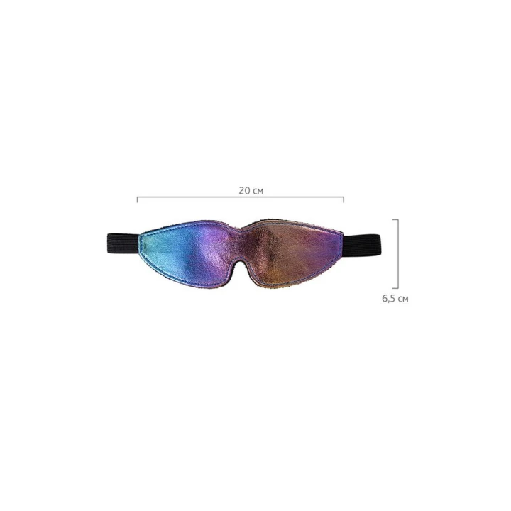 Maska Anonymo PVC 27,5 cm z artystycznym nadrukiem - lekka, regulowane paski