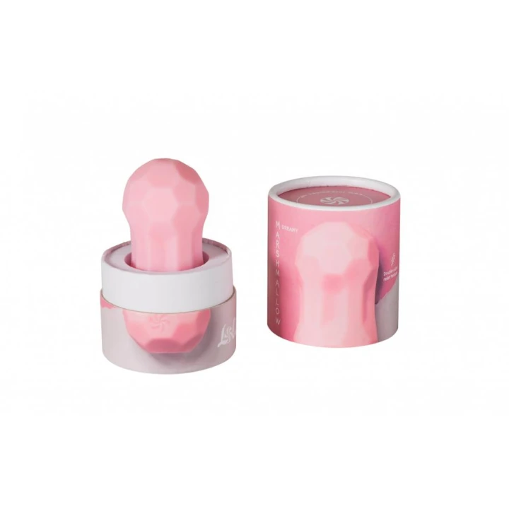 Masturbator TPE Marshmallow Dreamy, dwustronny, różowe akcesorium do zabawy