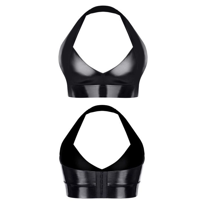 Body DEMONIQ – vinyl, elastyczny, zapięcie na metalowe haftki (XXL)