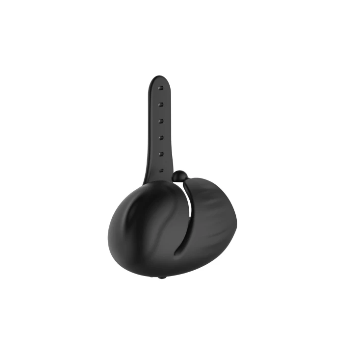 Wibrator na penisa z regulowanym mocowaniem, silikonowy, wodoodporny, 8 trybów wibracji