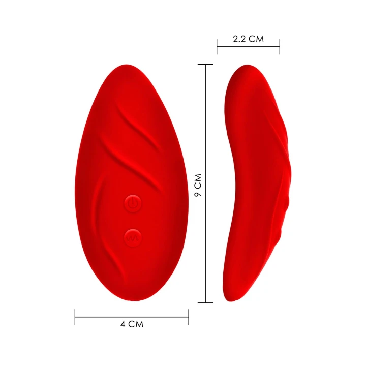 Wibrujące majtki, TOYJOY Designer Edition, silikon, zdalne sterowanie, 4 tryby pulsacji