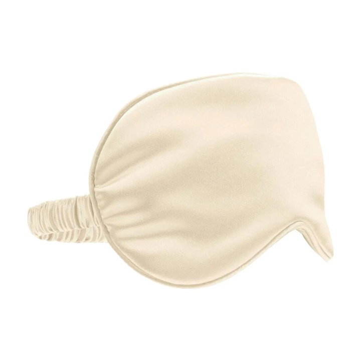 Opaska na oczy Satin - Gold | Materiał: elastan/poliester, miękka, elastyczna