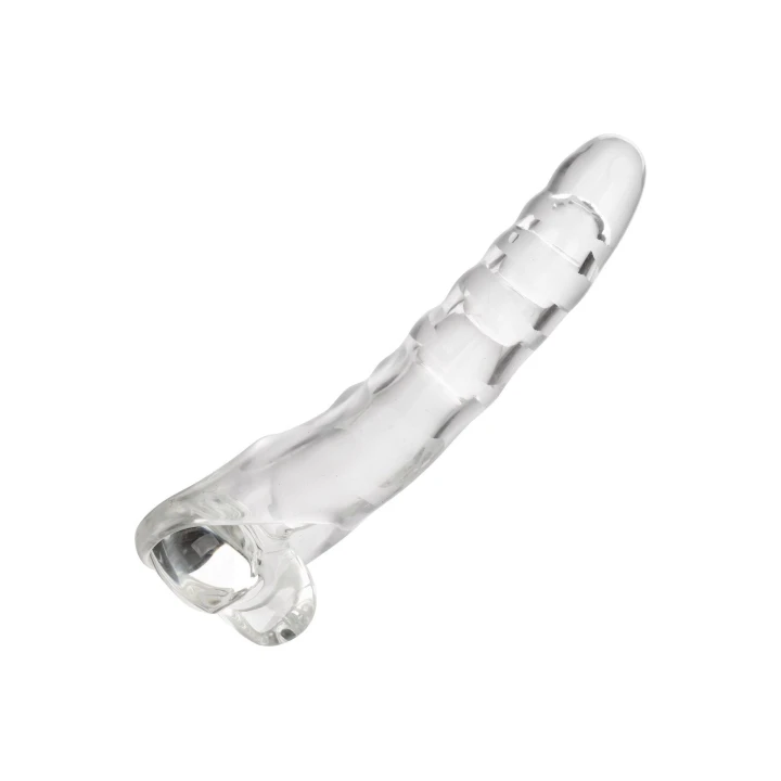 Przedłużacz intymny Performance Maxx - przezroczysty, 22.75 cm długości, wodoodporny