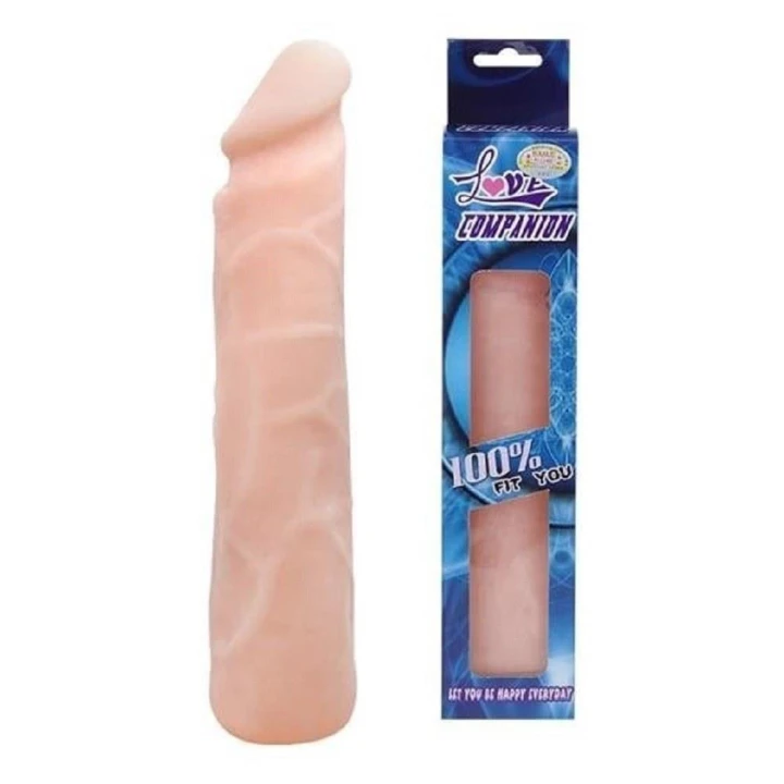Dildo BAILE - 24 cm, kręgosłup, stymulujące fałdki, wodoodporny