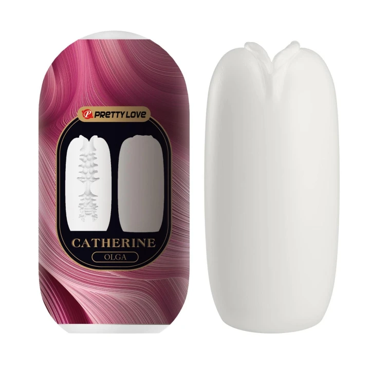 Masturbator - PRETTY LOVE Catherine OLGA, TPR ABS, miękki rękaw wewnętrzny, wielokrotnego użytku