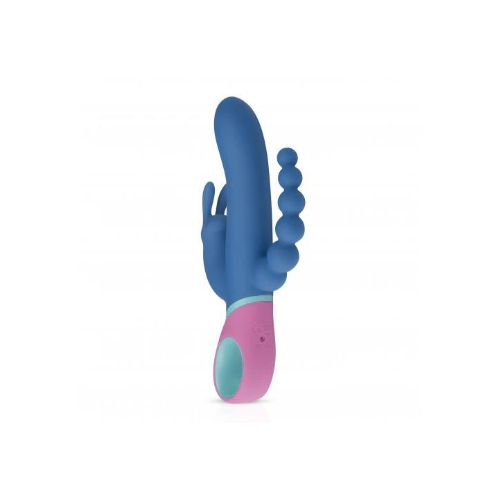 Wibrator podwójny Vice - 13 wibracji, 12 rotacji, wodoodporny IPX6