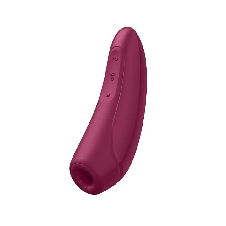 Stymulator łechtaczki Satisfyer Curvy 1+ z falami powietrza, wibracjami, różowy