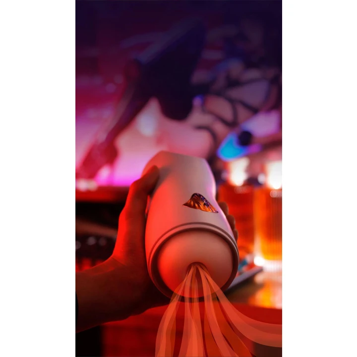 Masturbator męski Close Friend, Silikonowy, 8 trybów wibracji, Interaktywny dźwięk