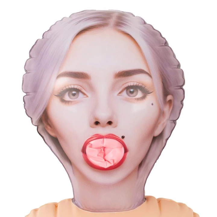 Inflatable sex doll NaughtyDollz – dmuchana lalka 152 cm, PVC, 3 otwory, tatuaże