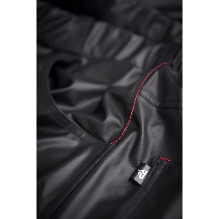 Spodnie męskie Wetlook REGNES FETISH PLANET – czarne, obniżony stan, zmysłowy krój