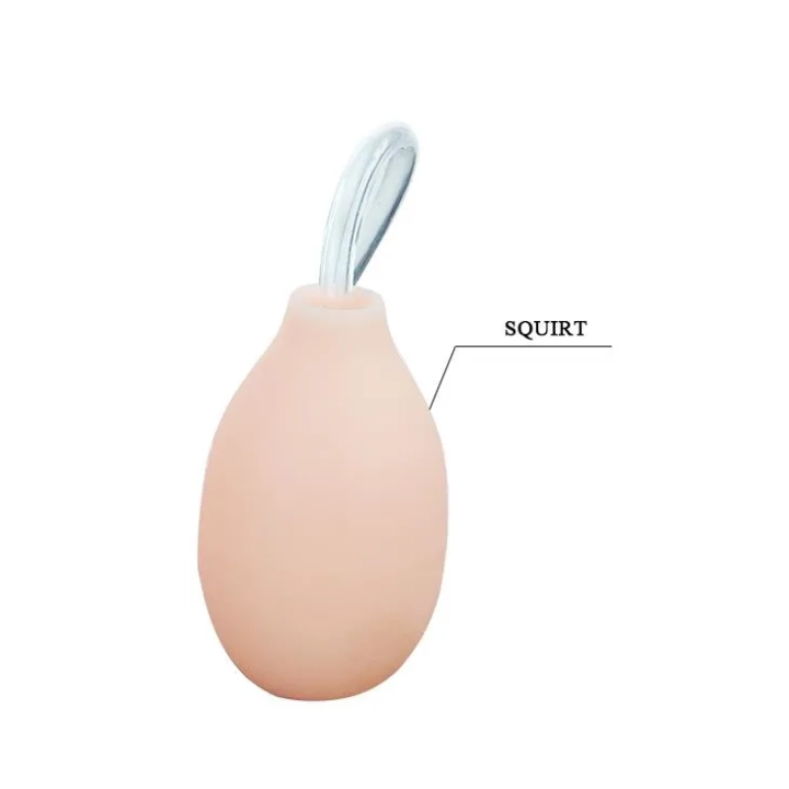 Dildo BAILE Eros - z efektem wytrysku, przyssawka, długość 19,5 cm, średnica 4 cm