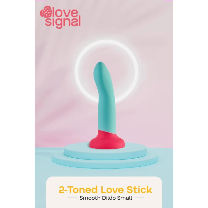 Dildo silikonowe Dreamtoys Love Signal – gładkie, wodoodporne IPX8, 14 cm
