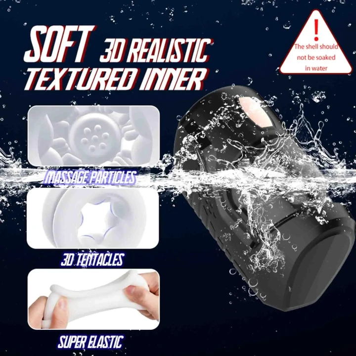 Masturbator automatyczny Space Capsule z 20 trybami, ergonomiczną konstrukcją i ładowaniem USB