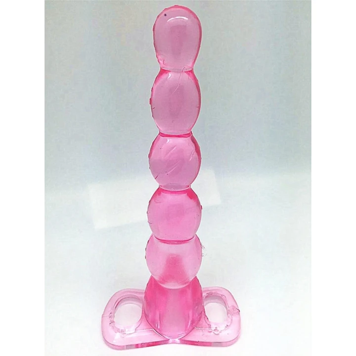 Wtyk analny Power Escorts BR114 - 6,3 cala, fioletowy, elastyczny, eleganckie opakowanie