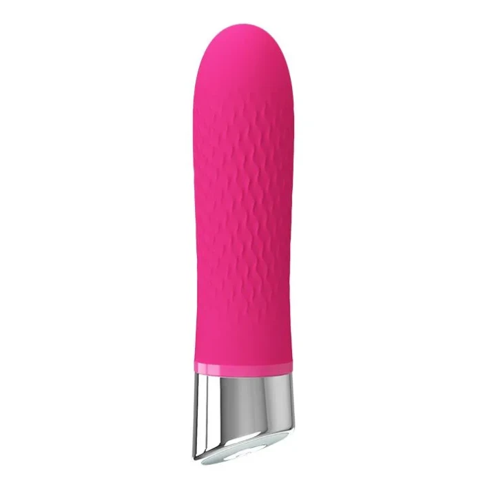 Wibrator silikonowy PRETTY LOVE - SEBASTIAN, 12 funkcji, 16,2 cm długości, niebieskie światło