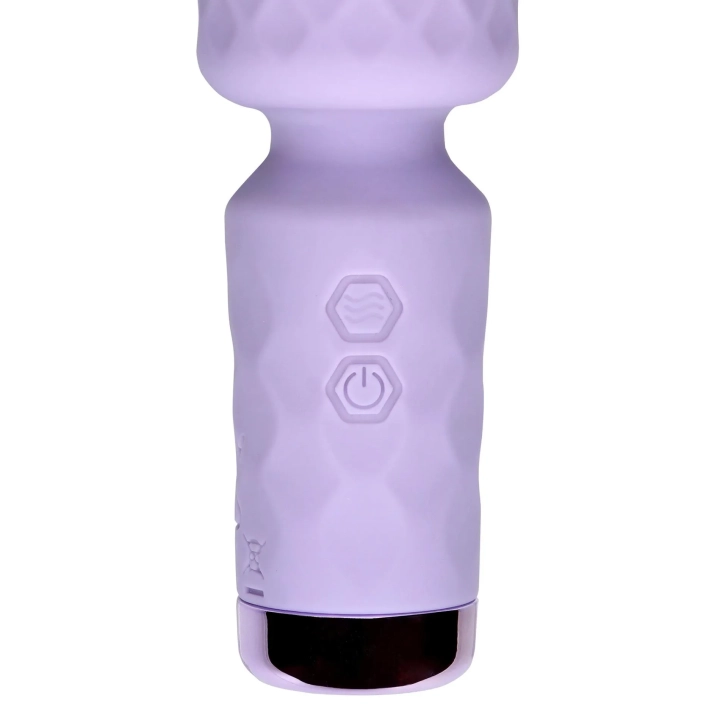 Wibrator Mini Wand Loveline z ABS/Silikon, Wibrujący, Uniwersalny do Przyjemności