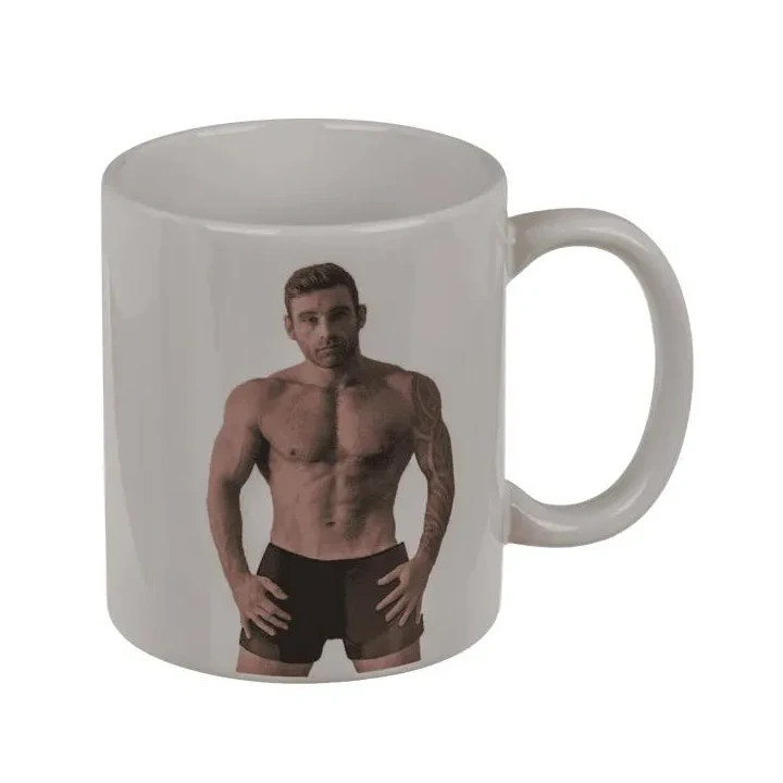 Kubek termiczny Stripper Boy – efekt zmian grafiki, 350 ml, kamionka