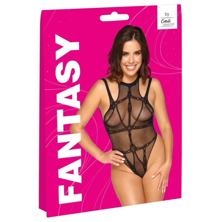 Body Suit Cottelli LINGERIE, Siateczka, Odważny Styl, Zmysłowy Kroj