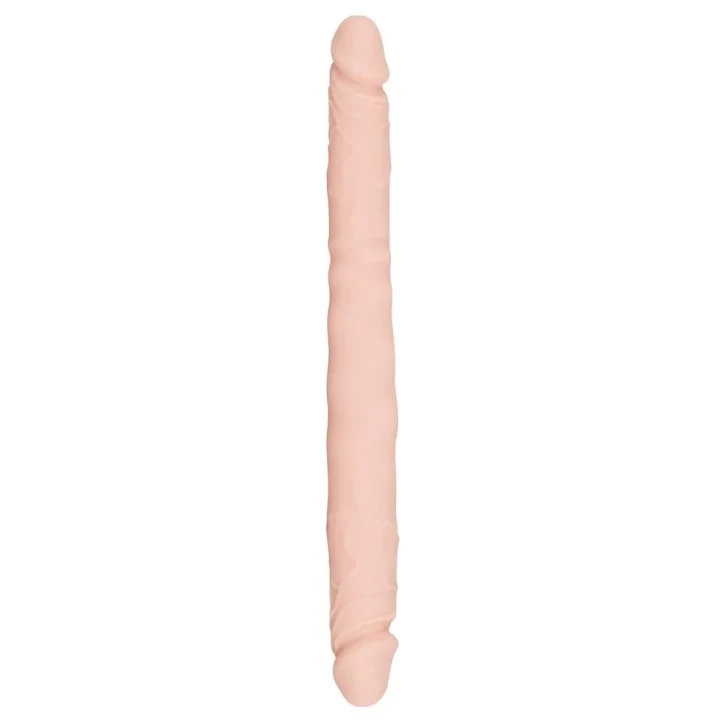 Dildo podwójny silikonowy 30,5 cm, średnica 2,3-3,3 cm, elastyczność i faktura żyłek